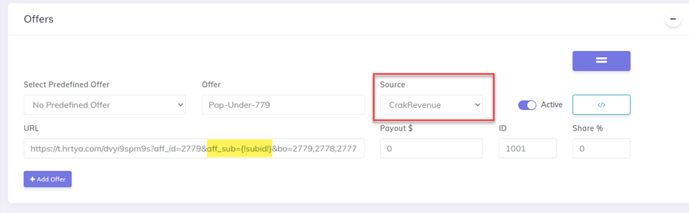 CrakRevenue Option 2