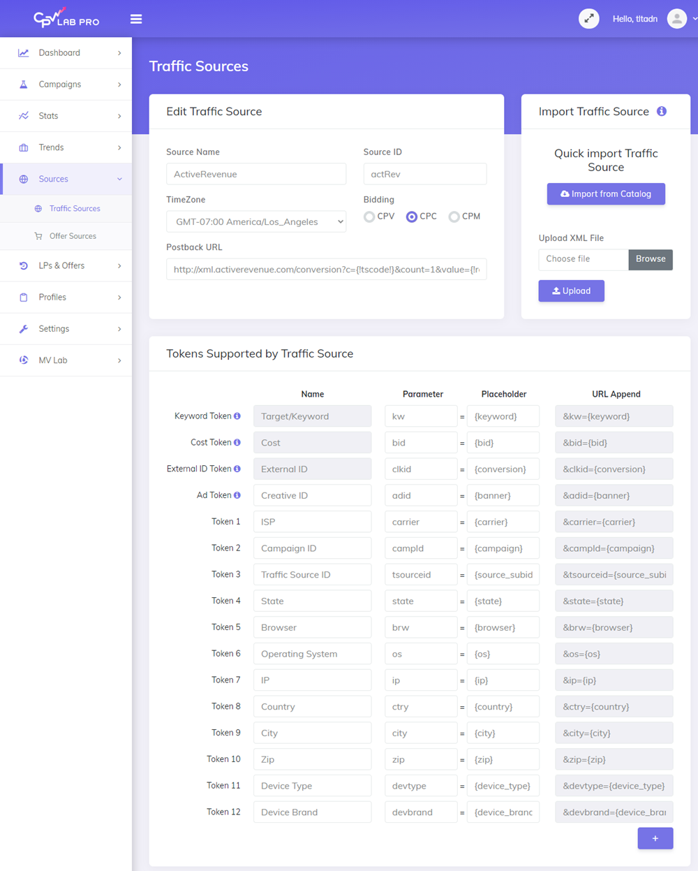 ActiveRevenue import