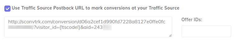 Clickadu Postback URL