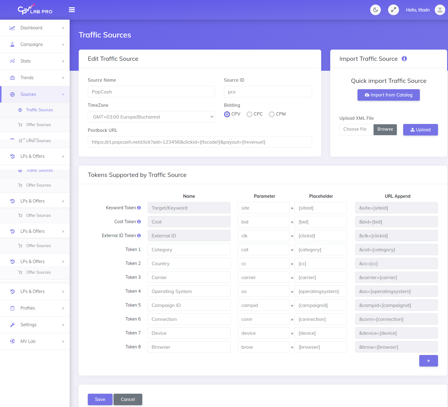 Popcash import