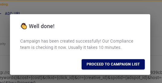 TrafficStars Ads button