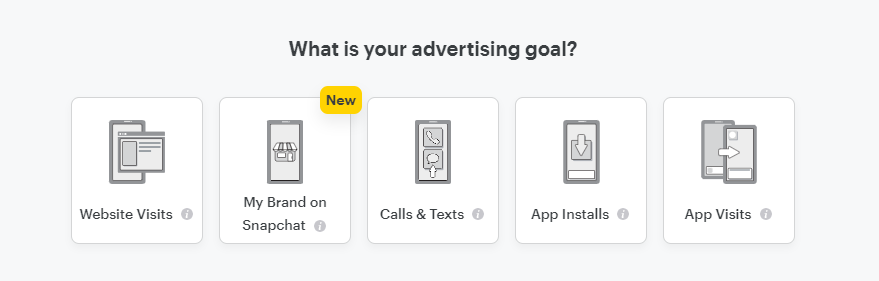 Snapchat advertising goal