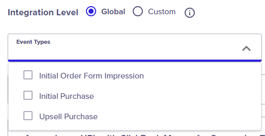 Postback Event Types in Clickbank