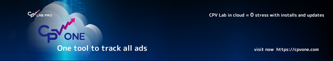 CPV One cloud based affiliate marketing tracker !