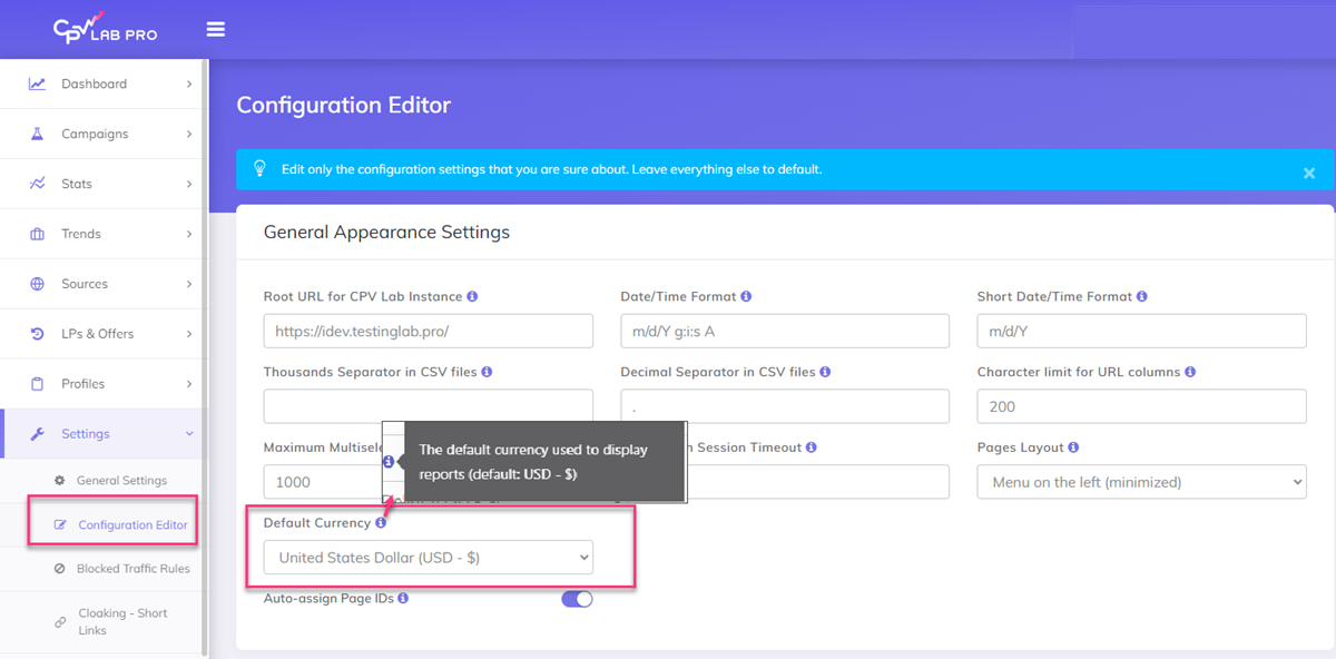 Multicurrency support