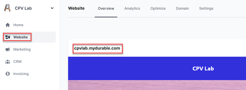 Durable Website Link