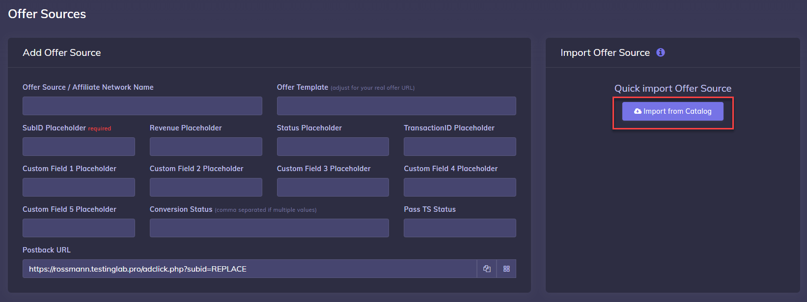 CPV Lab import affiliate network