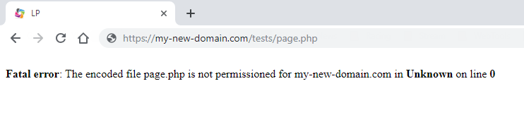 MV Lab not registered on domain