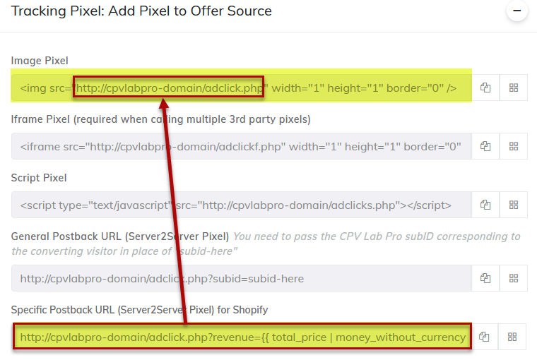 Shopify setup tracking pixel