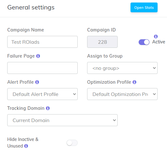 General Settings