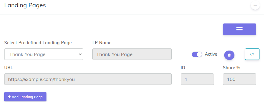 Landing Pages