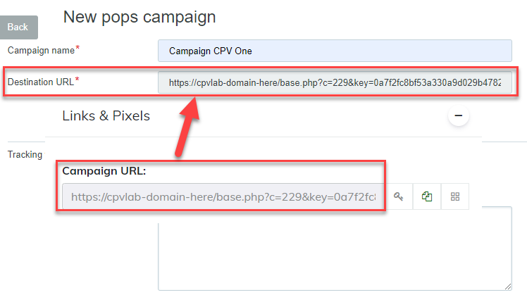 Campaign URL