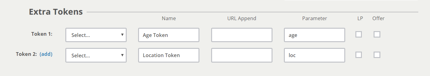 Update Extra Tokens Example